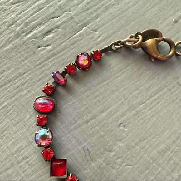 Sorrelli Crystal Brass Tone Bracelet - Picture 4 of 8